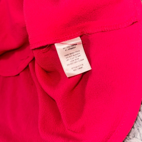 Hot pink babydoll top - Picture 9 of 10